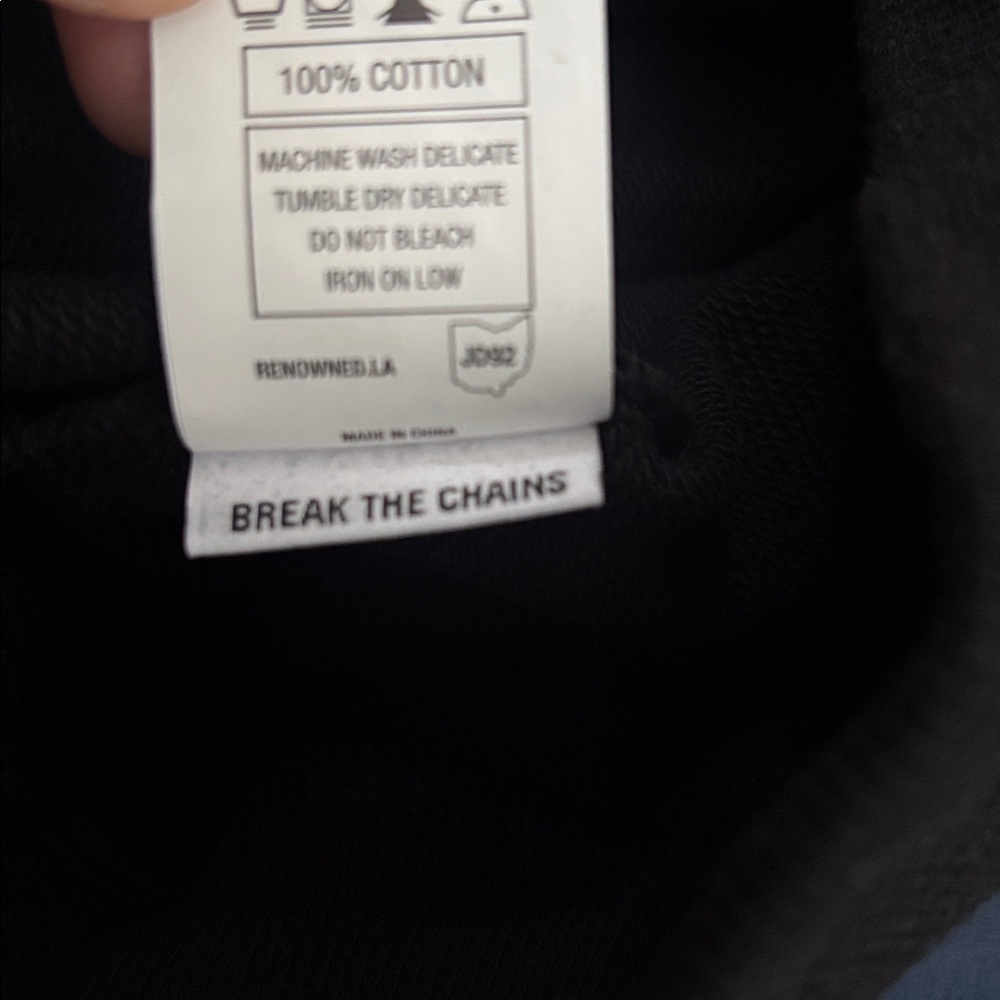 Black Graphic Hoodie - Picture 8 of 9